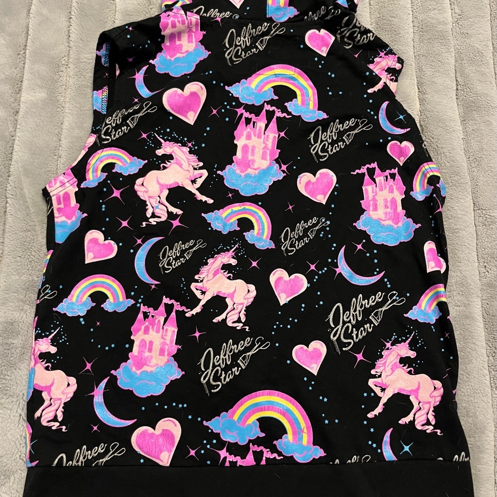 Jeffree Star Cosmetics Jeffree Star Rare Unicorn Vest XL - Picture 2 of 3